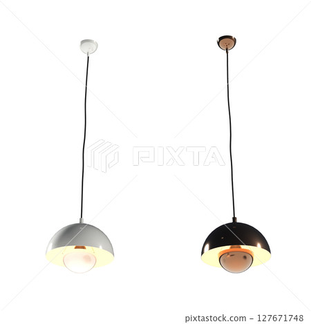 chandelier on the ceiling isolated on transparent background, hanging lamp, pendant light, 3D illustration, cg render chandelier on the ceiling isolated on transparent background, hanging lamp, pendant light, 3D illustration, cg render 127671748