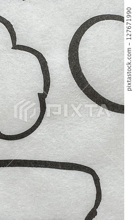 Sumi-e drawing, Japanese paper texture background material, brush art drawing, Japanese paper copy space material Sumi-e drawing, Japanese paper texture background material, brush art drawing, Japanese paper copy space material 127671990