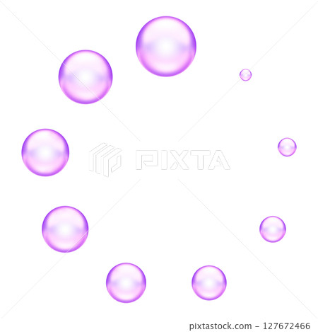 Circular loading spinner icon in purple, representing process, buffering, or loading status in applications, 3d rendering Circular loading spinner icon in purple, representing process, buffering, or loading status in applications, 3d rendering 127672466