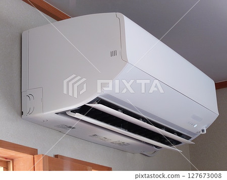 Air conditioner in operation 127673008