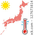 Temperatures rise across the Japanese archipelago 127673814