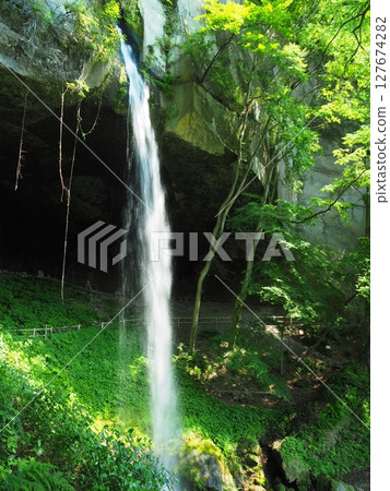 Summer Tanashita Fudo Falls and Otaki Falls Summer Tanashita Fudo Falls and Otaki Falls 127674282