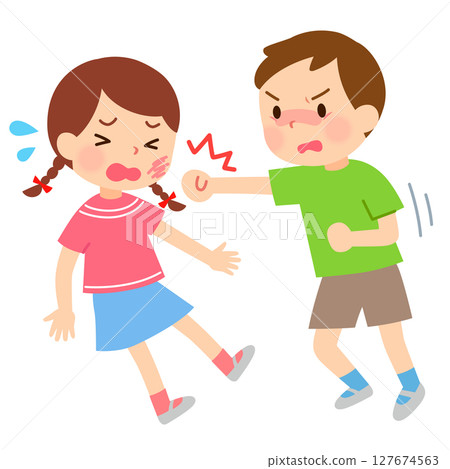 孩子說話前先動手，打架，情緒控制 127674563