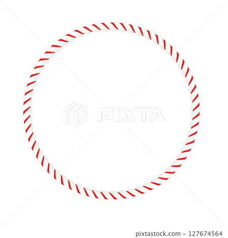 紅白串環插畫 127674564