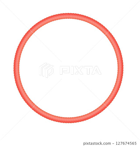 Red string ring illustration 127674565