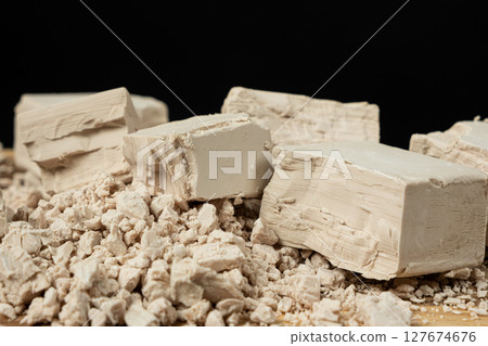 Fresh Compressed Yeast Brick for Baking Fresh Compressed Yeast Brick for Baking 127674676