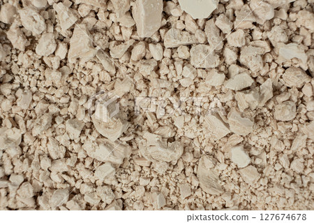 Natural Fresh Yeast Texture Macro Shot. 127674678