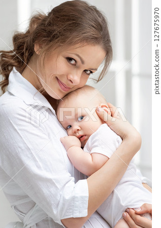 Mother and baby 127675970