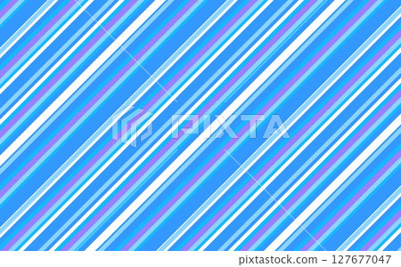 Striped Colorful Blue 127677047