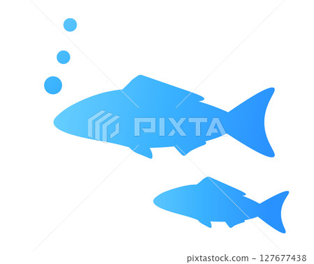 Swimming fish vector illustration material Sea creature icons, frames, decorations, backgrounds Swimming fish vector illustration material Sea creature icons, frames, decorations, backgrounds 127677438