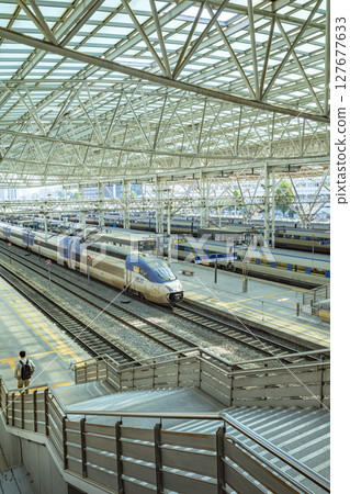 Train Station - Vertical Train Station - Vertical 127677633