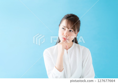 懷疑的女人 127677664