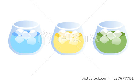Cold drink illustration 127677791