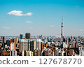 Scenery towards Skytree seen from Bunkyo Civic Center 127678770