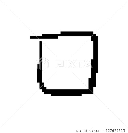 Mosaic pixel speech bubble icon with comic style and black and white pixel design Mosaic pixel speech bubble icon with comic style and black and white pixel design 127679225