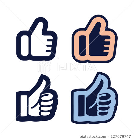 貼紙式簡約可愛裝飾插畫套組 好按鈕 高評價 喜歡貼紙 貼紙式簡約可愛裝飾插畫套組 好按鈕 高評價 喜歡貼紙 127679747