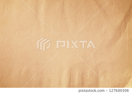 Crumpled brown envelope paper texture 127680306