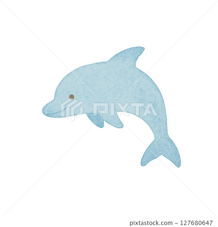 Pastel colored dolphin 127680647