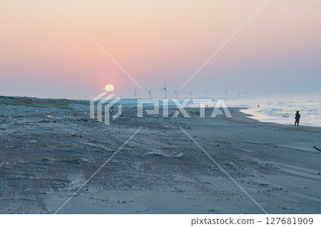 袋井市戶笠海岸風景（靜岡縣） 127681909