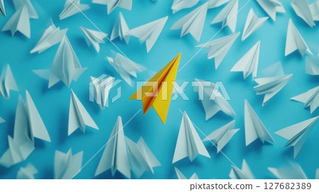 Take Off with Bold Vision, Stand Out in Business Competition and Leadership 127682389