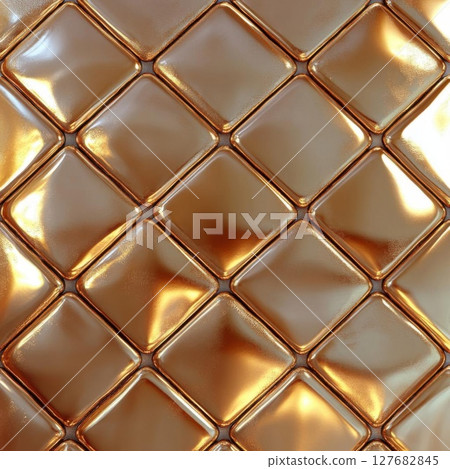 Golden Diamond Texture Shines, Creating Luxury and Abstract Design Concept. 127682845