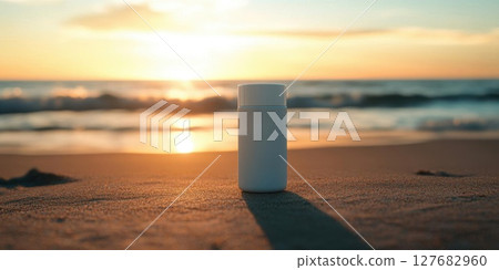 Enjoy Beverage at Sunset Beach with Good Times 127682960