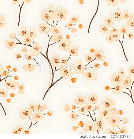 seamless floral pattern  127683783