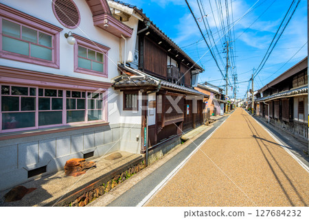 岡山縣津山市城東區的街道景觀 岡山縣津山市城東區的街道景觀 127684232