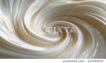 white cream waves texture 127684693