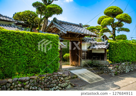 鹿兒島縣和泉市山麓城鎮景觀 127684911