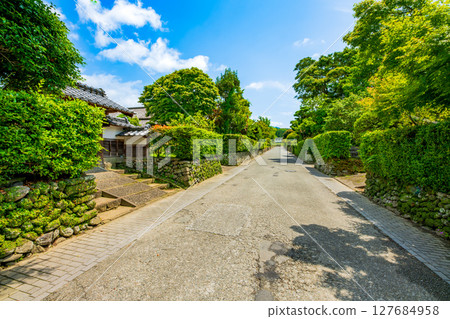 鹿兒島縣和泉市山麓城鎮景觀 鹿兒島縣和泉市山麓城鎮景觀 127684958