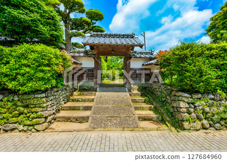 Kagoshima Prefecture, Izumi City, foothills townscape Kagoshima Prefecture, Izumi City, foothills townscape 127684960