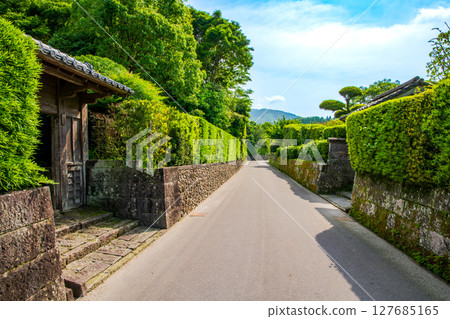 Kagoshima Prefecture, Chiran foothills townscape Kagoshima Prefecture, Chiran foothills townscape 127685165