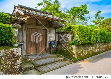 Kagoshima Prefecture, Chiran foothills townscape Kagoshima Prefecture, Chiran foothills townscape 127685177