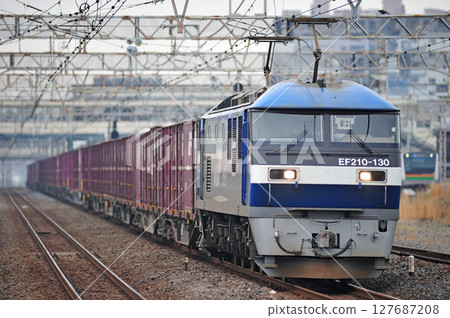 東海道幹線平塚 JR 貨運 EF210-130（岡山） 127687208