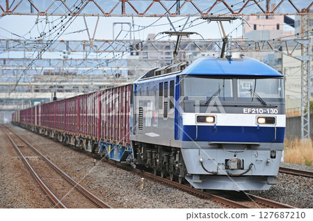東海道幹線平塚 JR 貨運 EF210-130（岡山） 127687210