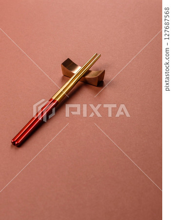 Chopsticks for sushi or other Japanese or Chinese food 127687568