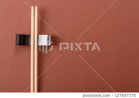 Chopsticks for sushi or other Japanese or Chinese food Chopsticks for sushi or other Japanese or Chinese food 127687578