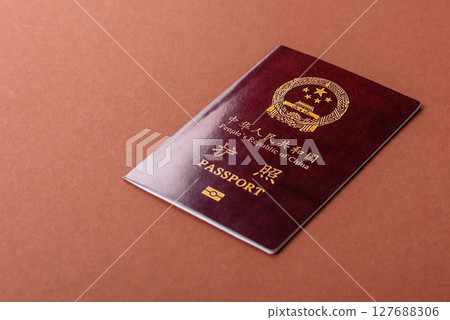China Citizen Passport, Chinese document for global business 127688306