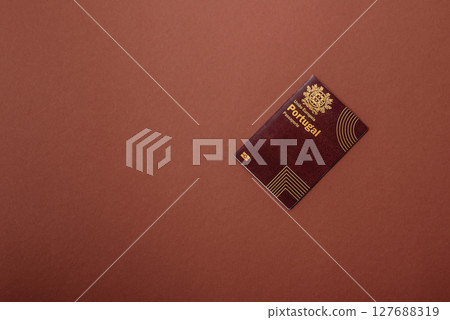 Portugal passport, Portuguese document for global business 127688319