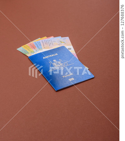 Australian passport for travelling, flying and doing business Australian passport for travelling, flying and doing business 127688376