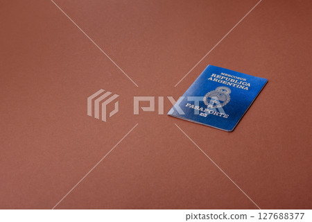 Argentine passport for travelling, flying and doing business. Argentina document Argentine passport for travelling, flying and doing business. Argentina document 127688377