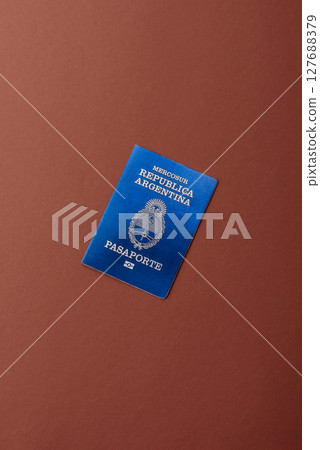 Argentine passport for travelling, flying and doing business. Argentina document Argentine passport for travelling, flying and doing business. Argentina document 127688379