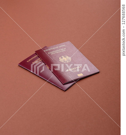 German passport, German document for travelling 127688568