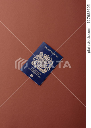 British passport for travelling, flying and doing business. UK document British passport for travelling, flying and doing business. UK document 127688605
