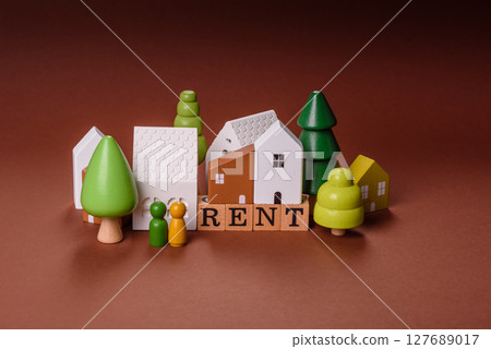 Renting a house, buying a property, renting a car Renting a house, buying a property, renting a car 127689017