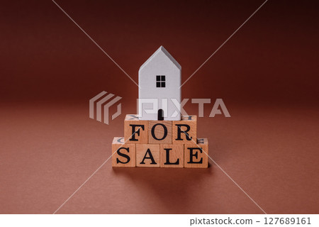 House, real estate or property for sale, purchase or sale of apartments for mortgage 127689161