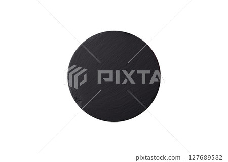 Empty plate with fork, cutlery for dinner table Empty plate with fork, cutlery for dinner table 127689582