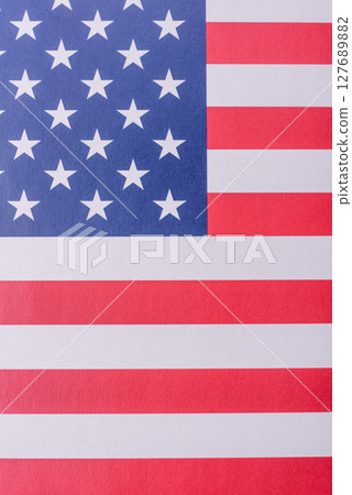 The national flag of the United States of America in white blue and red The national flag of the United States of America in white blue and red 127689882