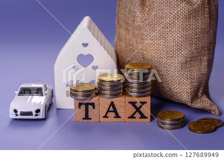 Tax on real estate, property, car or business. Mortgage finance payments Tax on real estate, property, car or business. Mortgage finance payments 127689949